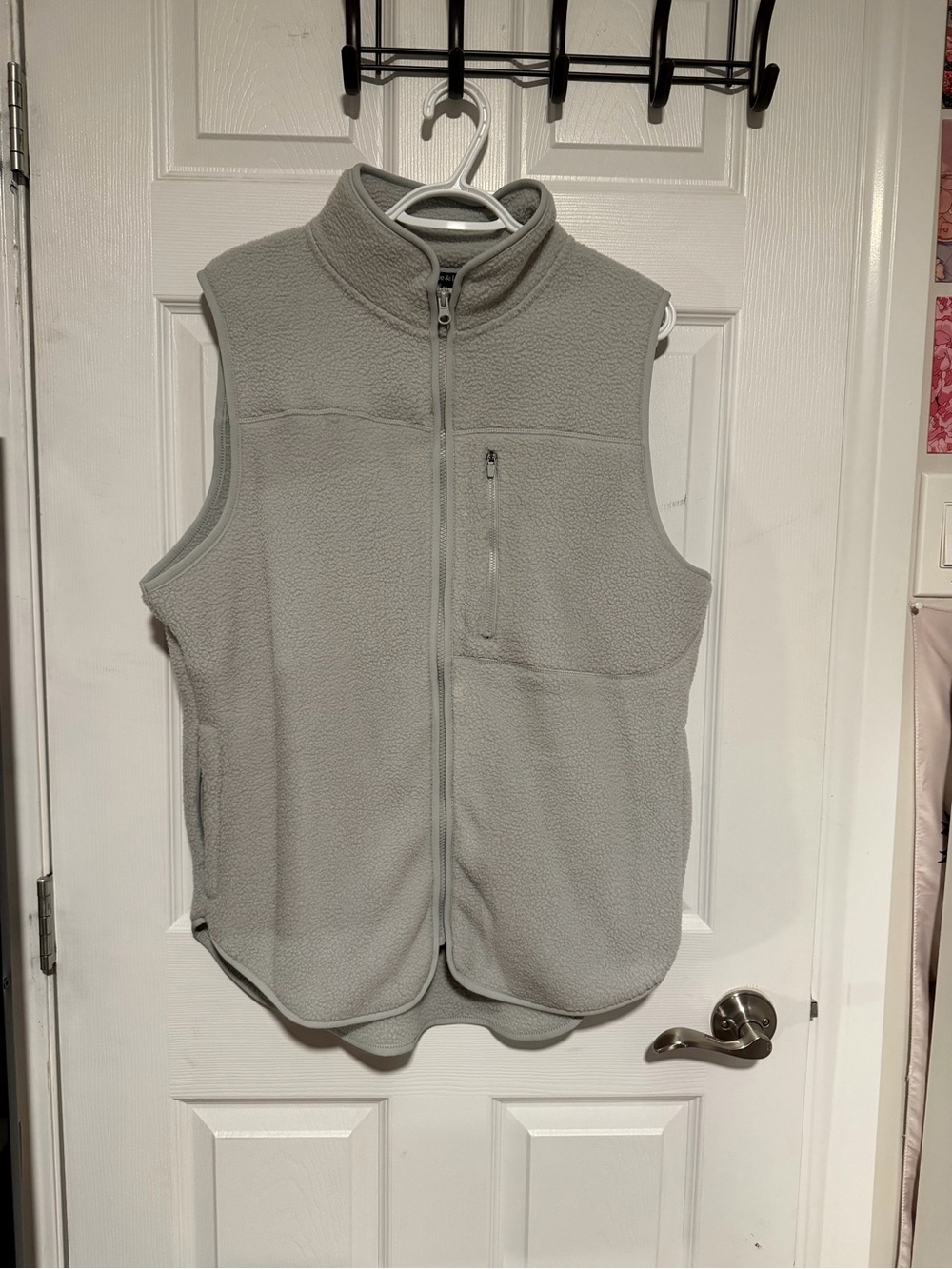 Urban Planet Light Gray Fleece Vest